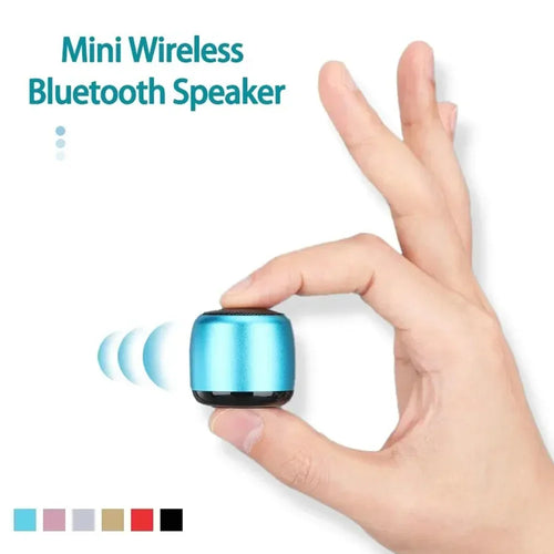 Mini Bluetooth Speaker 3D HIFI Stereo Surround Wireless Speaker Music Player Outdoor Portable USB Speaker Built-In Microphone