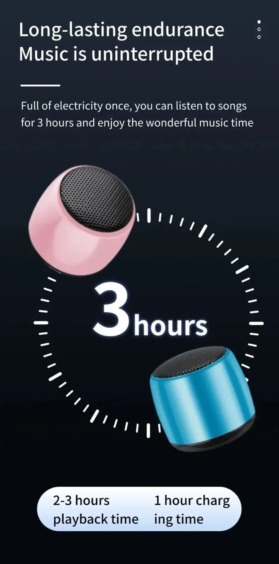Mini Bluetooth Speaker 3D HIFI Stereo Surround Wireless Speaker Music Player Outdoor Portable USB Speaker Built-In Microphone